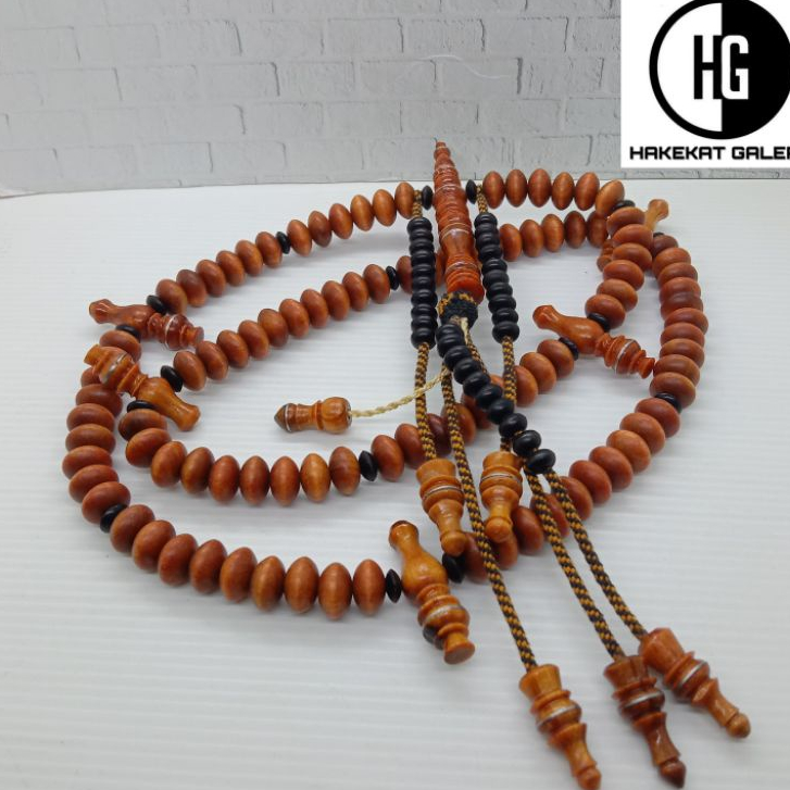 tasbih tijani kayu raja merah aghatis E249