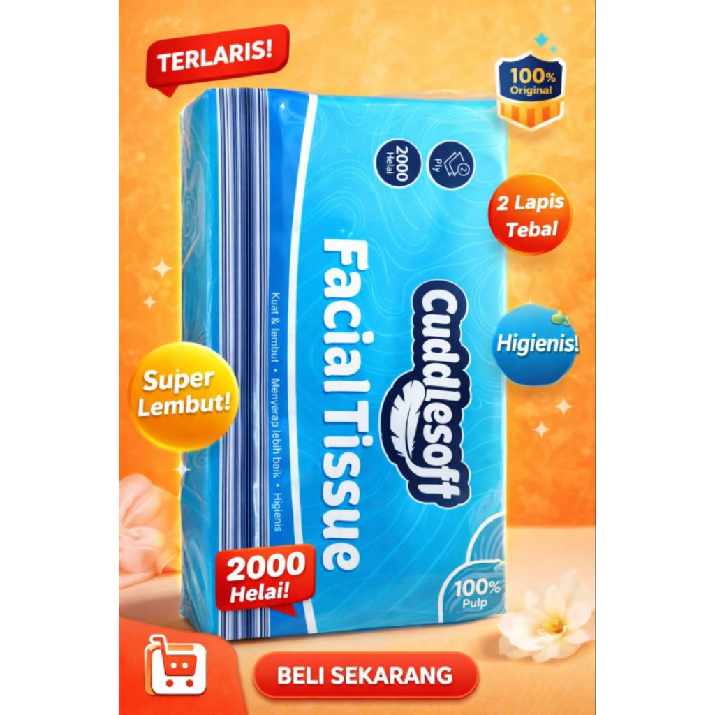 Tissue Facial Cuddlesoft Tisu Murah 2ply