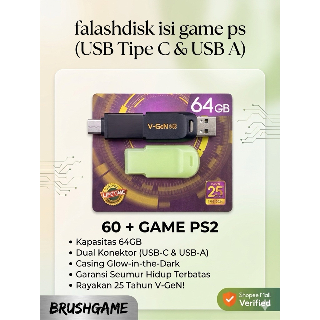 FLASHDISK‎ ISI GAME PS2