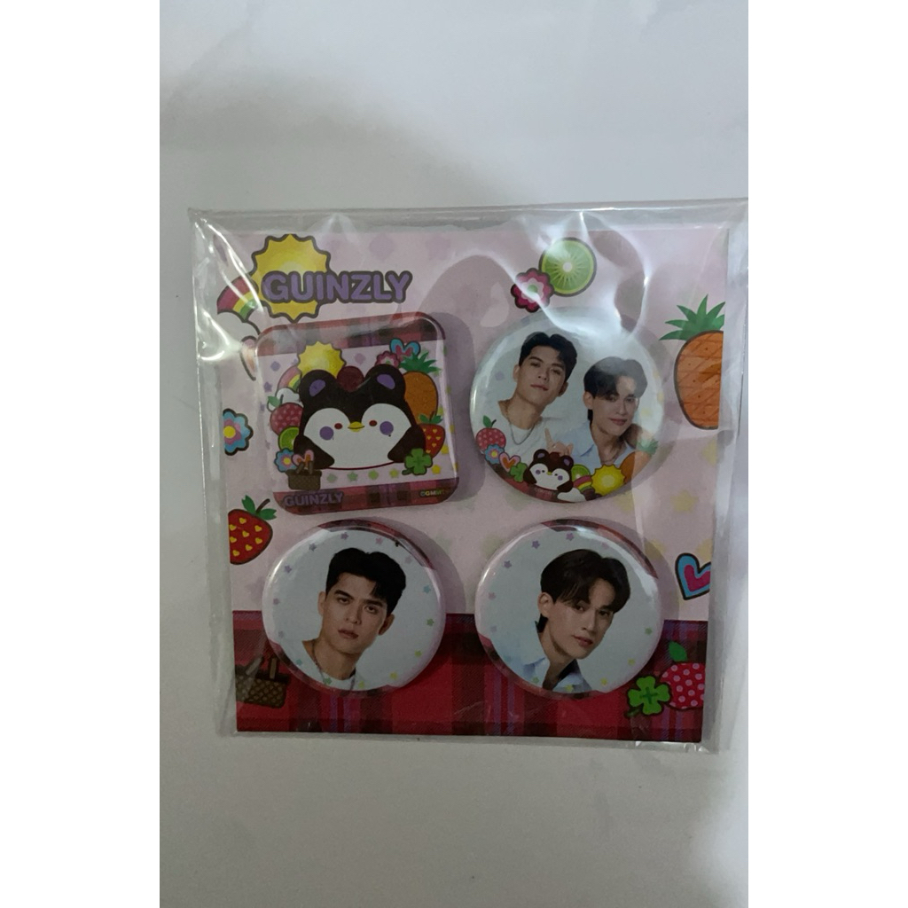 JOSSGAWIN GUINZLY BUTTON PIN OFFICIAL GMMTV