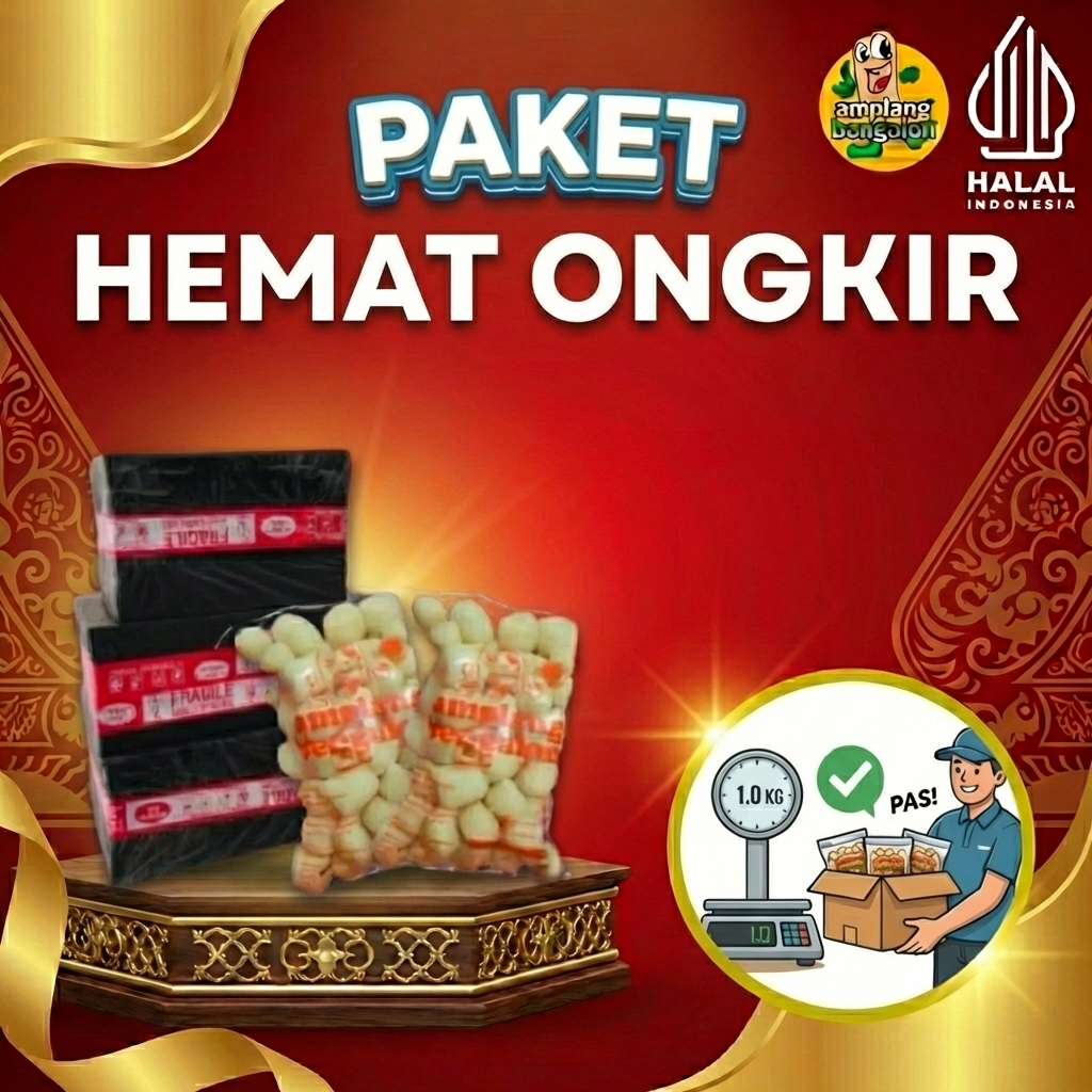 Amplang Bengalon Paket Ongkir Hemat | Oleh Oleh hemat