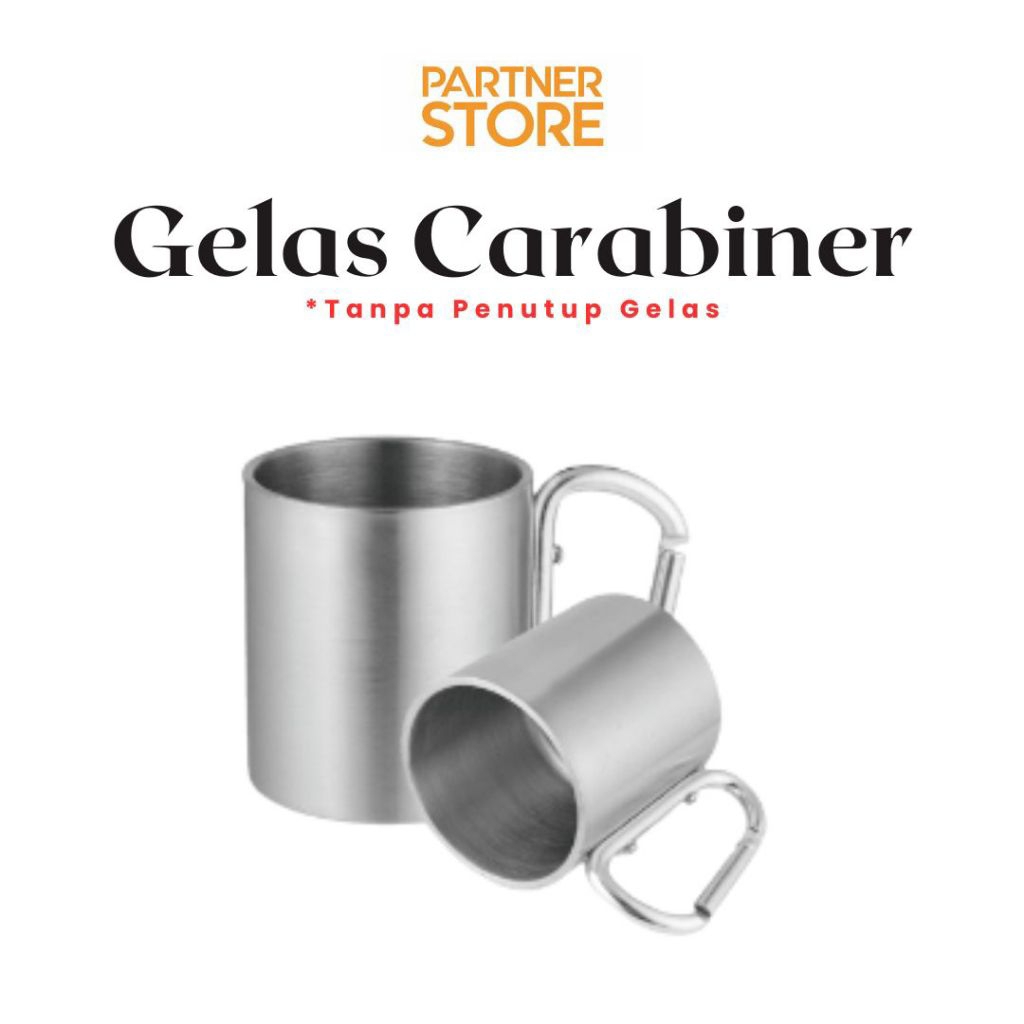 Gelas Carabiner Stainless