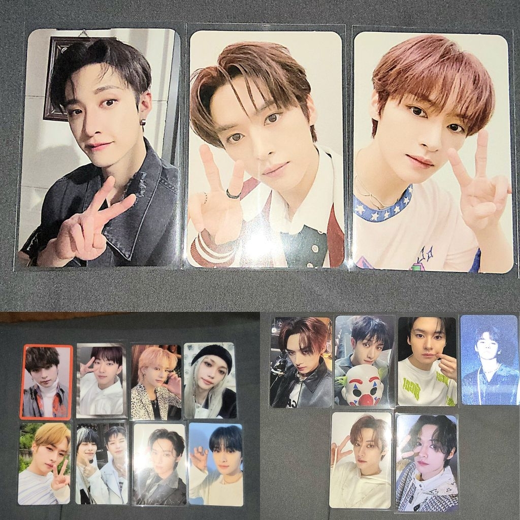 [PHOTOCARD STRAYKIDS OFFICIAL PT2] skz bangchan bangchan leeknow changbin han hyunjin felix seungmin