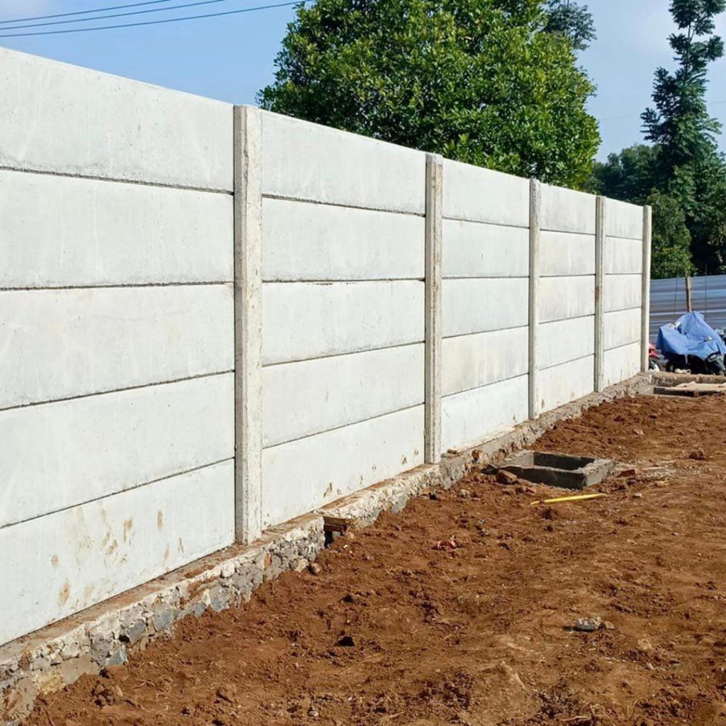 Pagar Beton / Pagar Panel Beton / Pagar Beton Precast / Terpasang