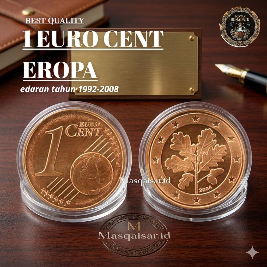 Koin Euro Cent 1 Euro Cent - Koin Euro Cent Spanyol , Euro Cent Jerman Euro Cent Belanda Euro Cent P
