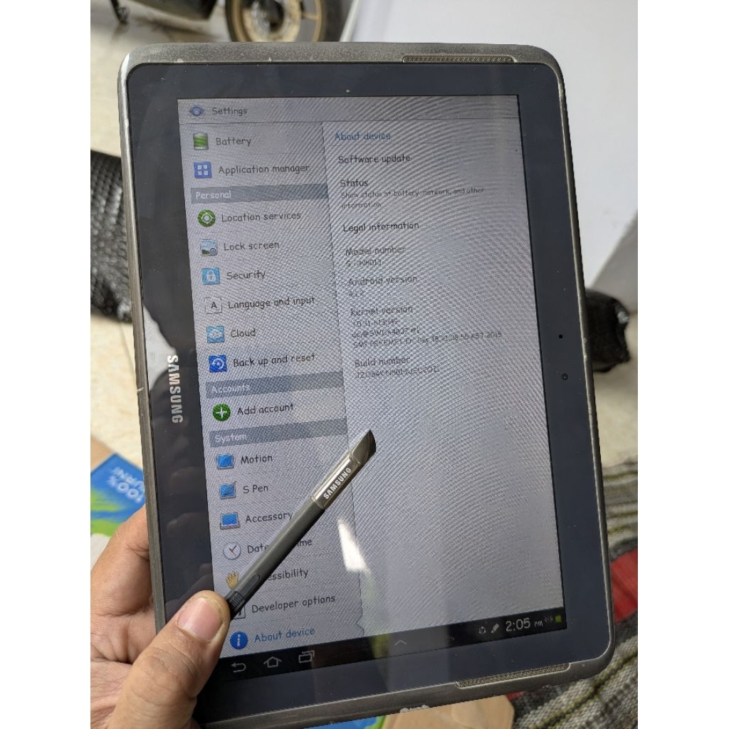 samsung tab 10 inch n8013