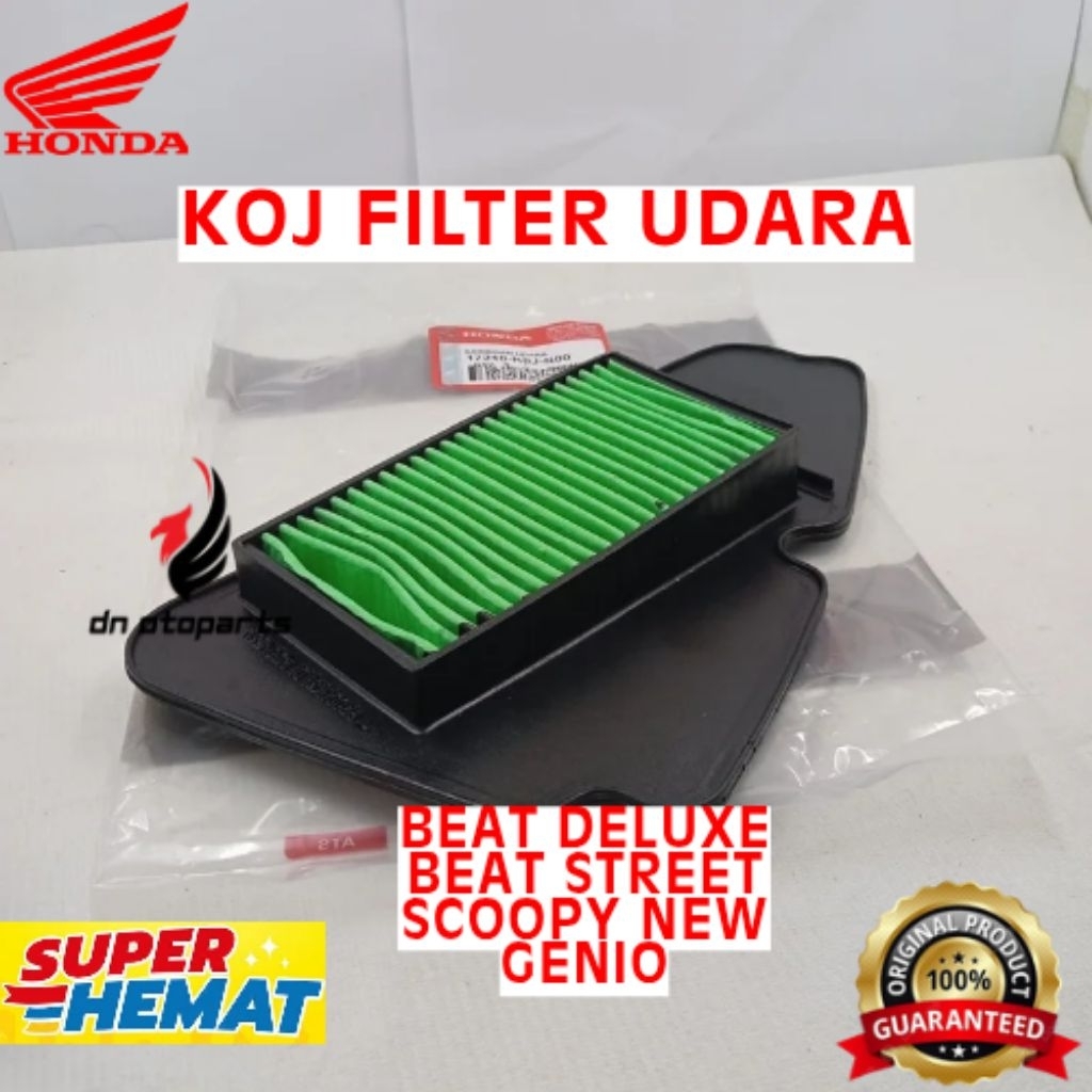 FILTER UDARA ORIGINAL YAMAHA KODE KOJ, FILTER UDARA BEAT DELUXE, FILTER UDARA BEAT STREET, FILTER UD