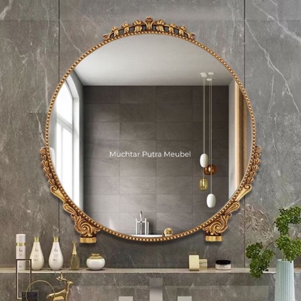 standing mirror / mirror wall / mirror wall vintage / cermin dinding vintage