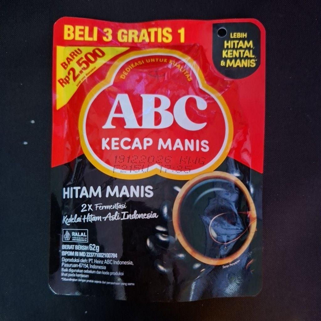 ABC KECAP HITAM MANIS 62GR | ABC KECAP | KECAP MANIS