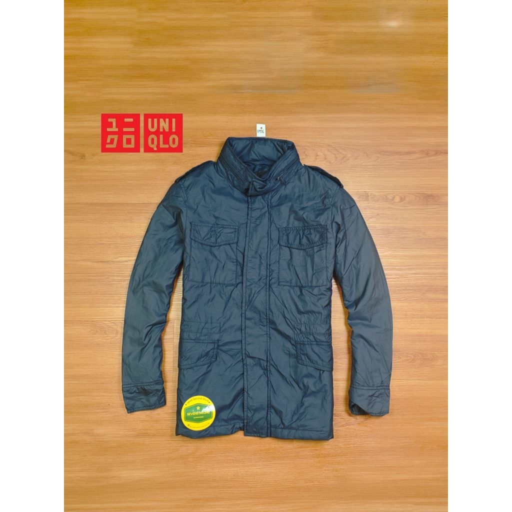 uniqlo casual m-65 military Hidden hoodie jacket