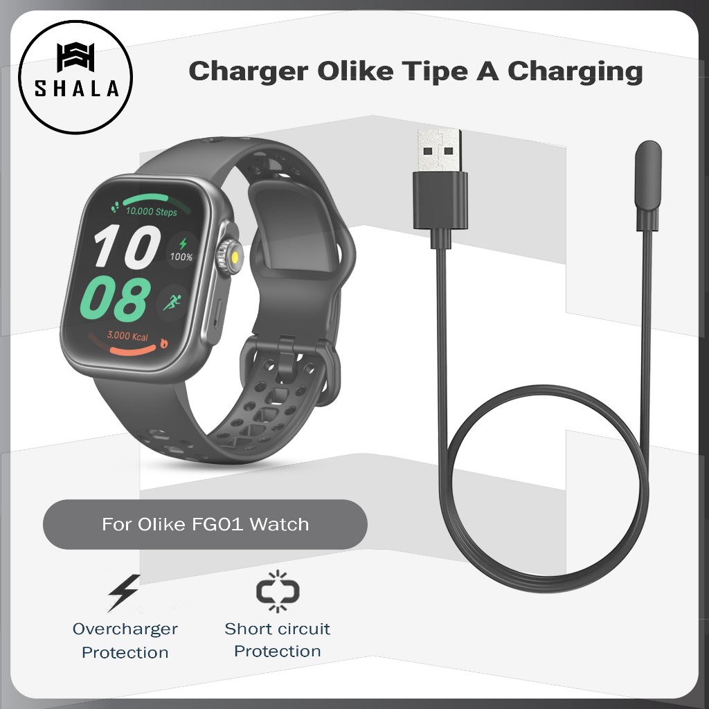 Kabel Charger Olike FG01 Smartwatch Tipe A Charging