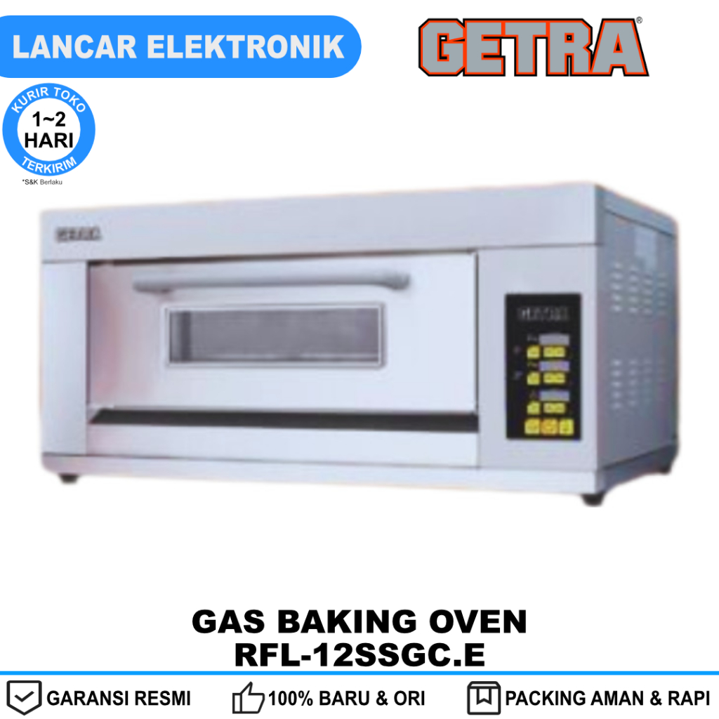 Gas Baking Oven Getra 1 Deck RFL-12SSGCE