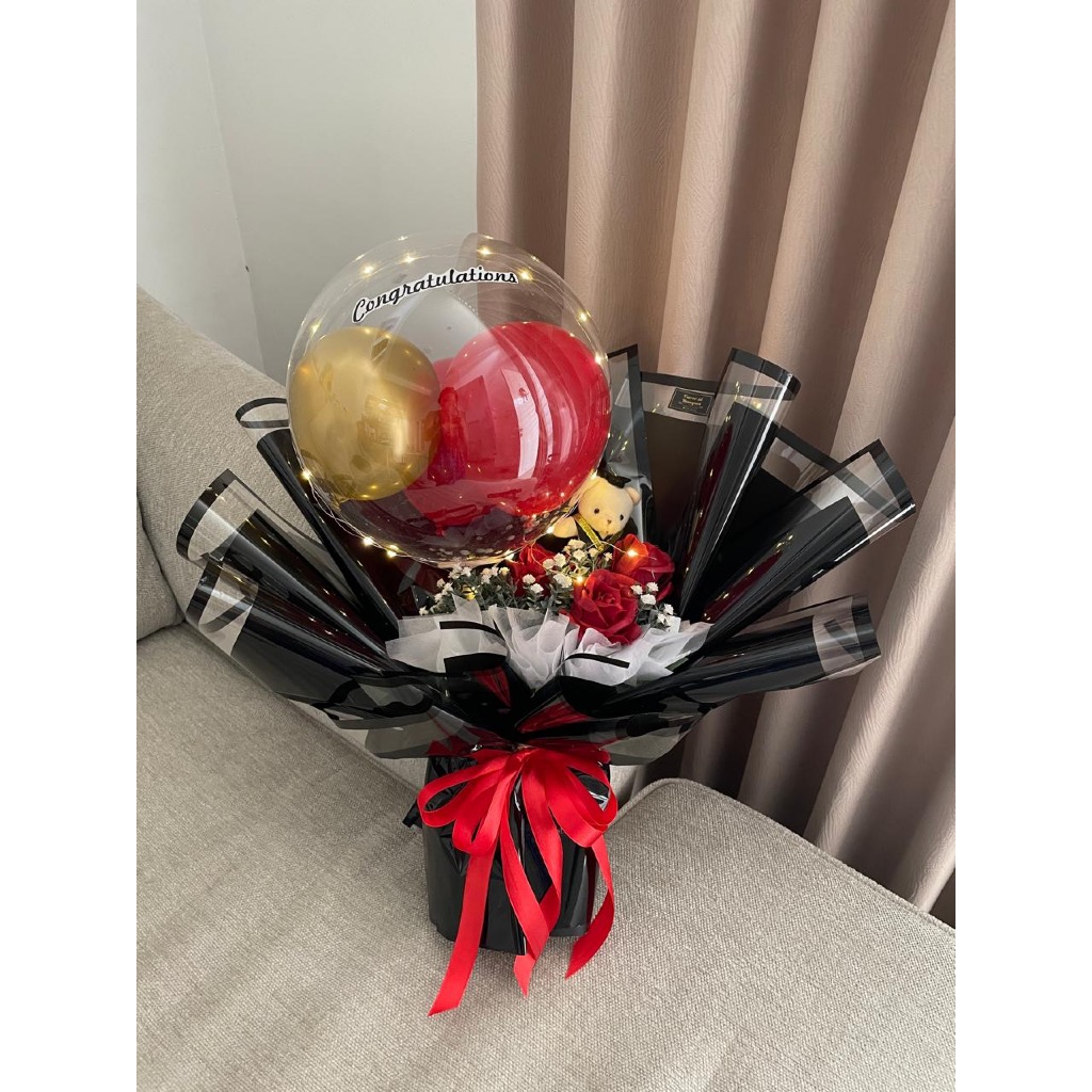 BUKET BALON/HADIAH BALON UNIK/BIRTHDAY GIFT/GRAND OPENING GIFT FLOWERS