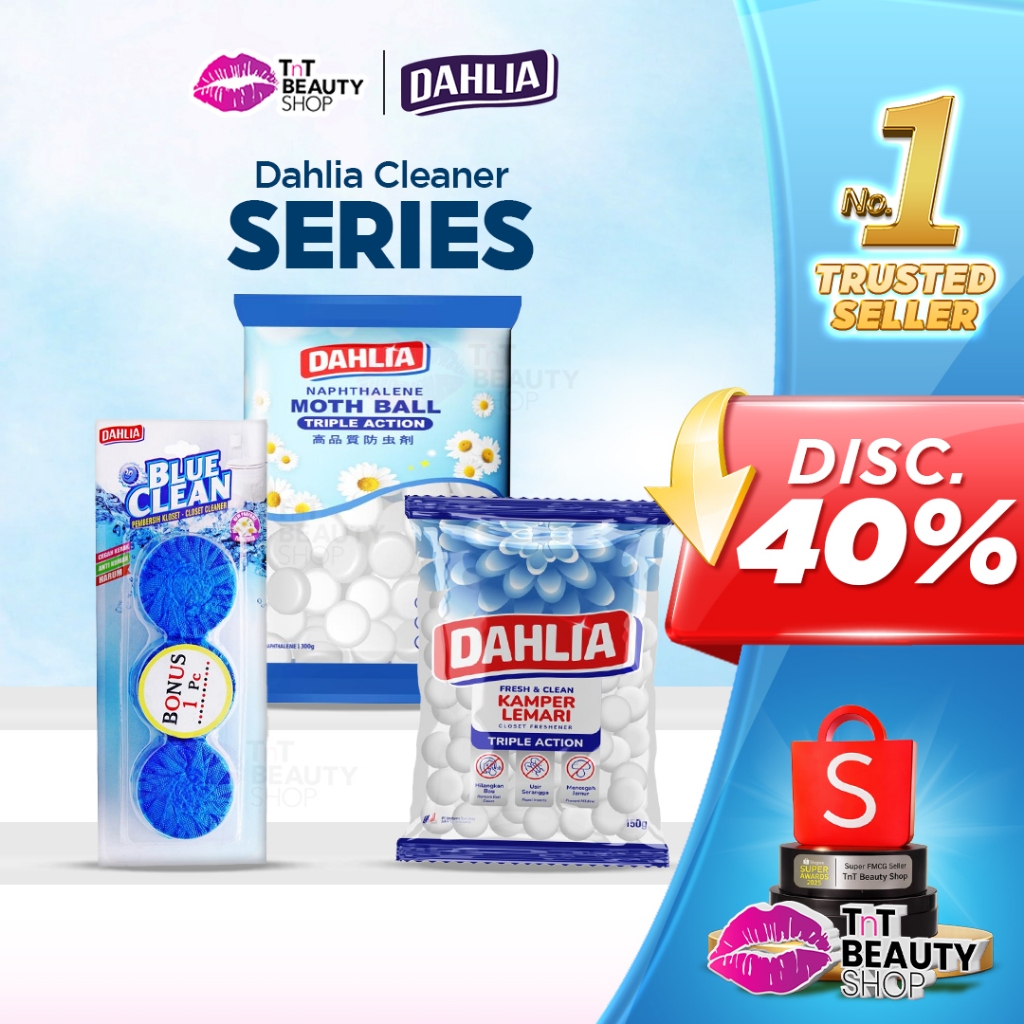 DAHLIA Kamper Napthalene Action | DAHLIA Moth Guard Para Disk Ball 150Gr | DAHLIA Blue Clean    | Tn