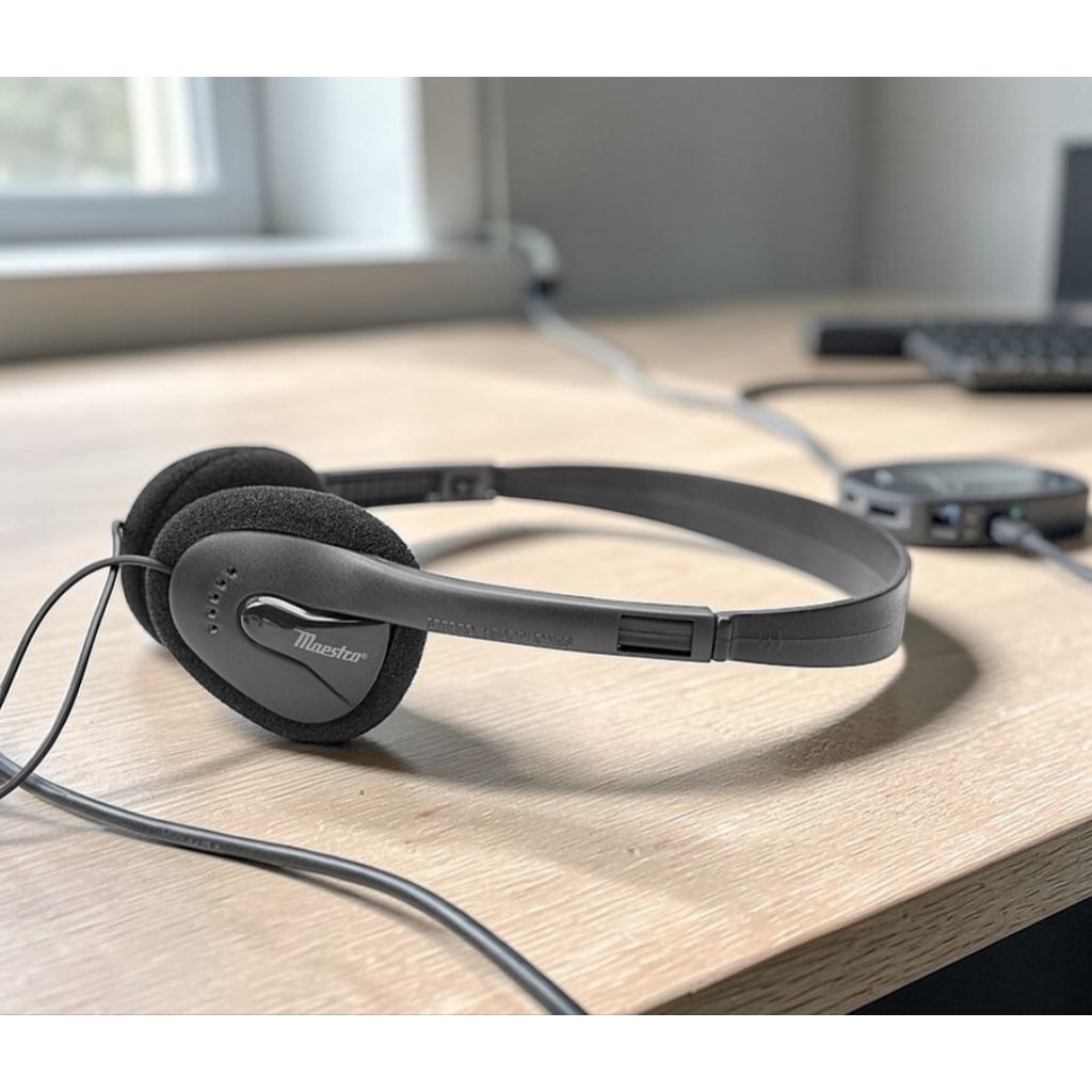 headphone vintage maestro 80-90s headphone retro headphone