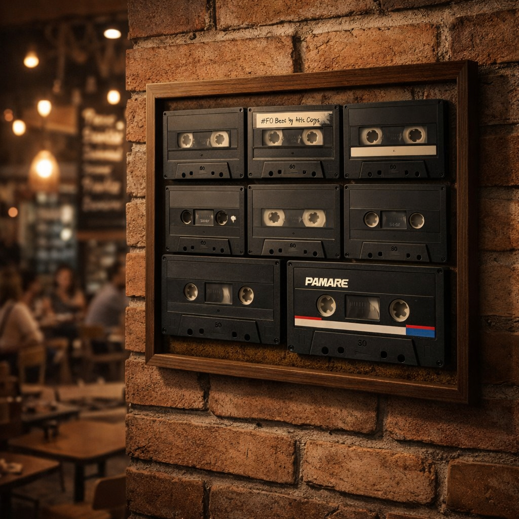 Kaset Pita Vintage untuk Ornamen Cafe / Cassette Tape Aesthetic Properti Studio / Kaset Pita Lawas P