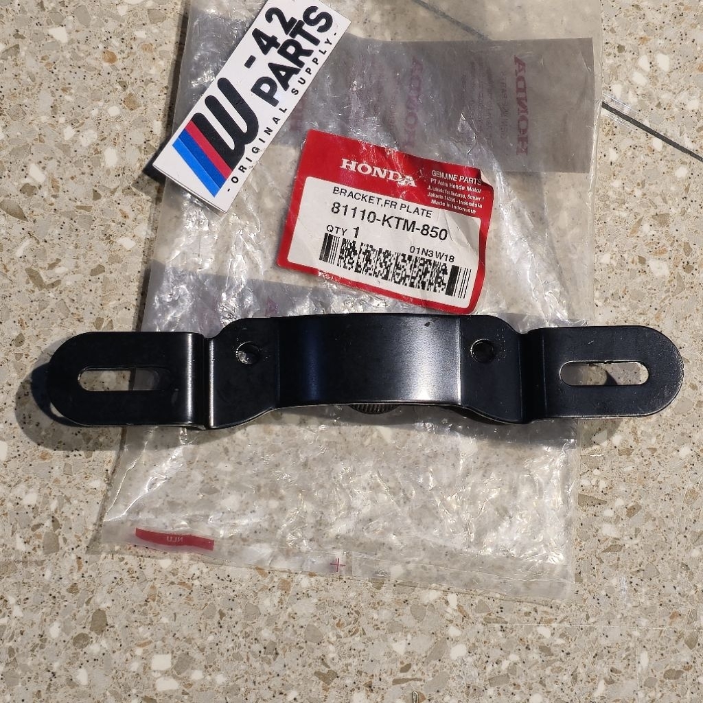 BESI BRACKET DUDUKAN PLAT NOMOR DEPAN SUPRA X 125 OLD LAMA BATMAN REVO ABSOLUTE REVO 110 ORIGINAL AH