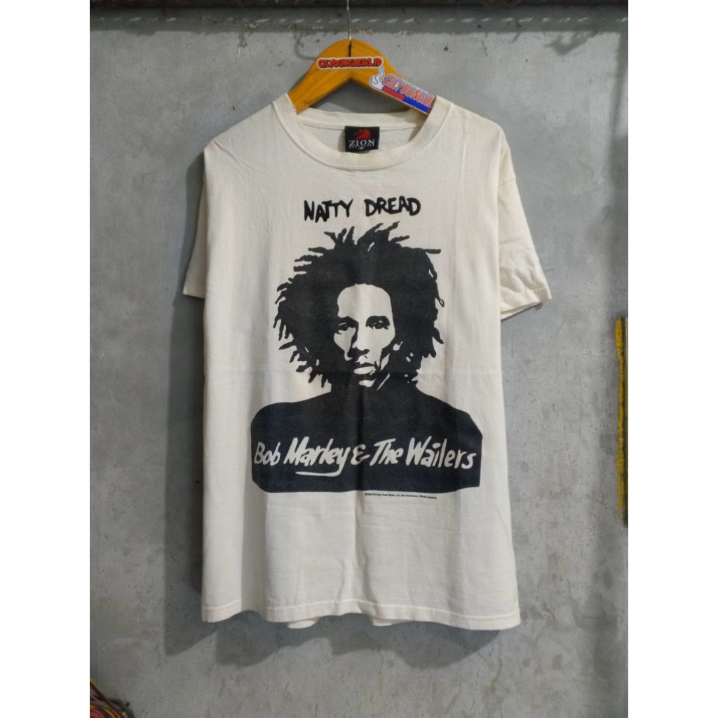 VTG Y2K ZION - ©2006 BOB MARLEY & THE WAILERS"NATTY DREAD" vintage tee