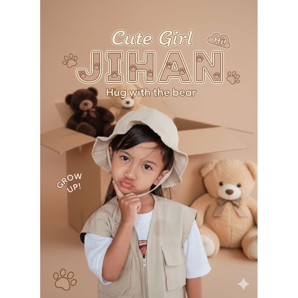 Edit dan cetak foto anak  hadiah gift kado foto anak