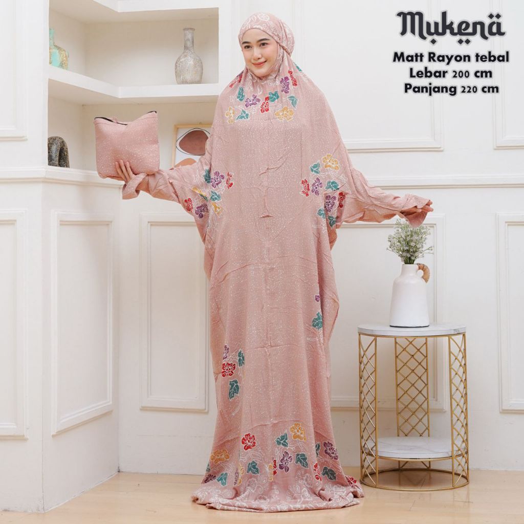 MUKENA LAJUR CAP WARNA - MUKENA BATIK LAJUR DEWASA - MUKENA BATIK PEKALONGAN