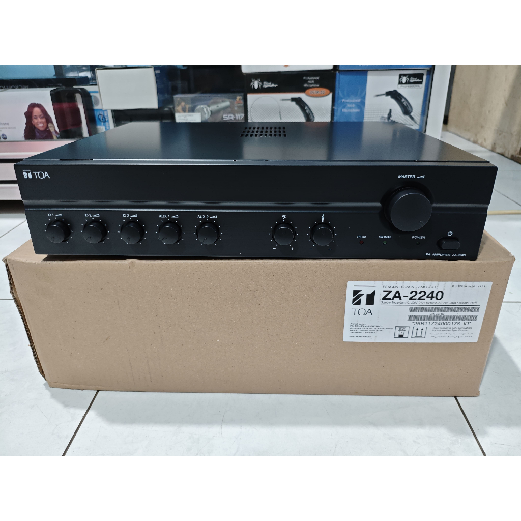 Mixer Power Ampli Amplifier TOA ZA2240 ZA 2240 Power Ampli Amplifier Model ZA-2240 Original Garansi 