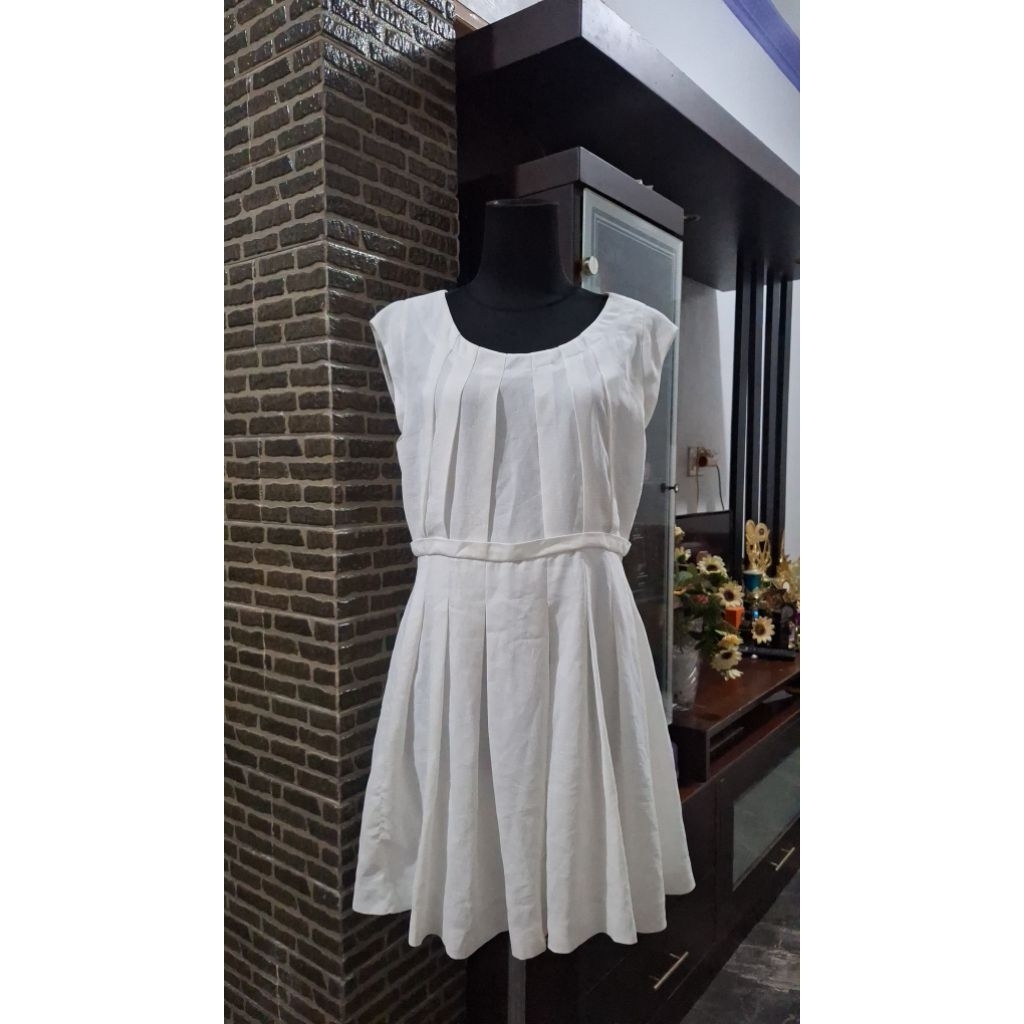 Dress sifon / mini Dress putih