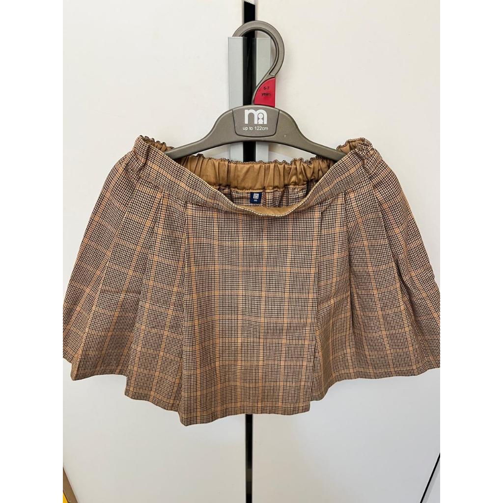 PRELOVED Mini Skort Uniqlo Beige Size 140 (10-11Y)