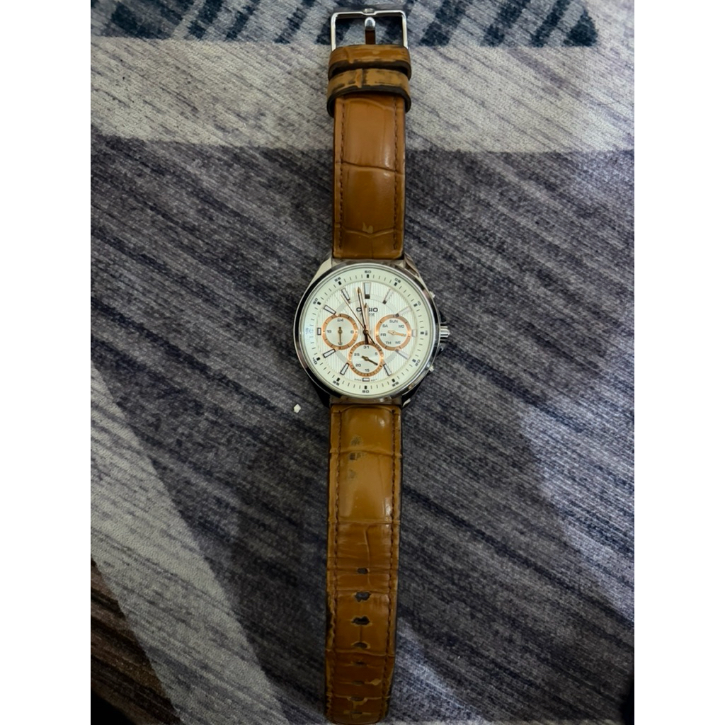 JAM TANGAN CASIO MTP E303 BEKAS PEMAKAIAN
