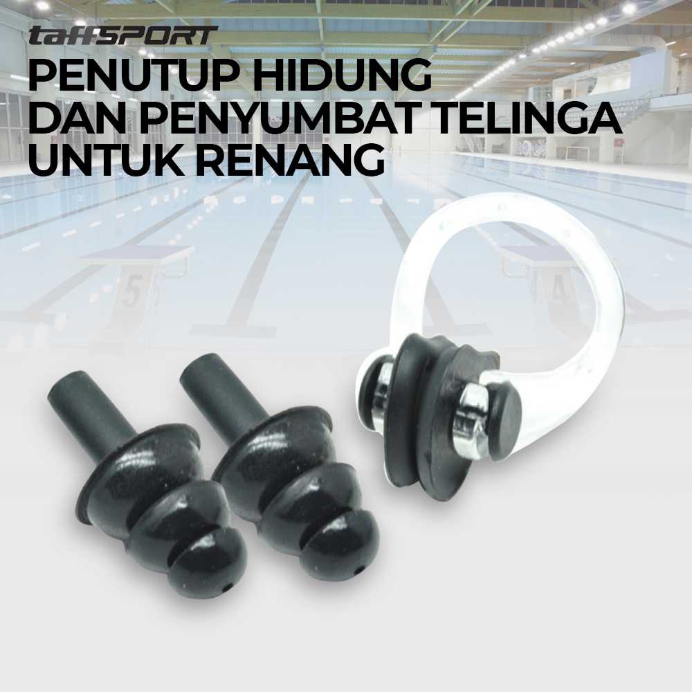 Penutup Hidung dan Penyumbat Telinga untuk Renang Silikon