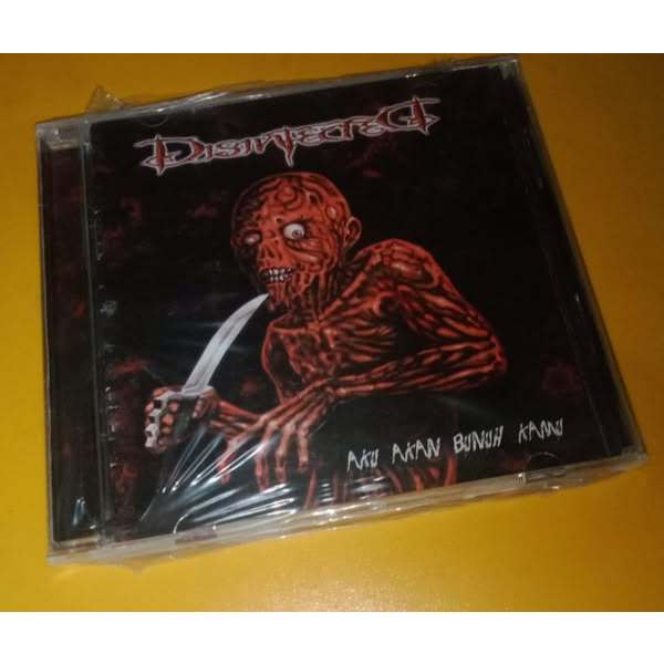 Cd - disinfected - aku akan b*nuh kamu - cd band musik original