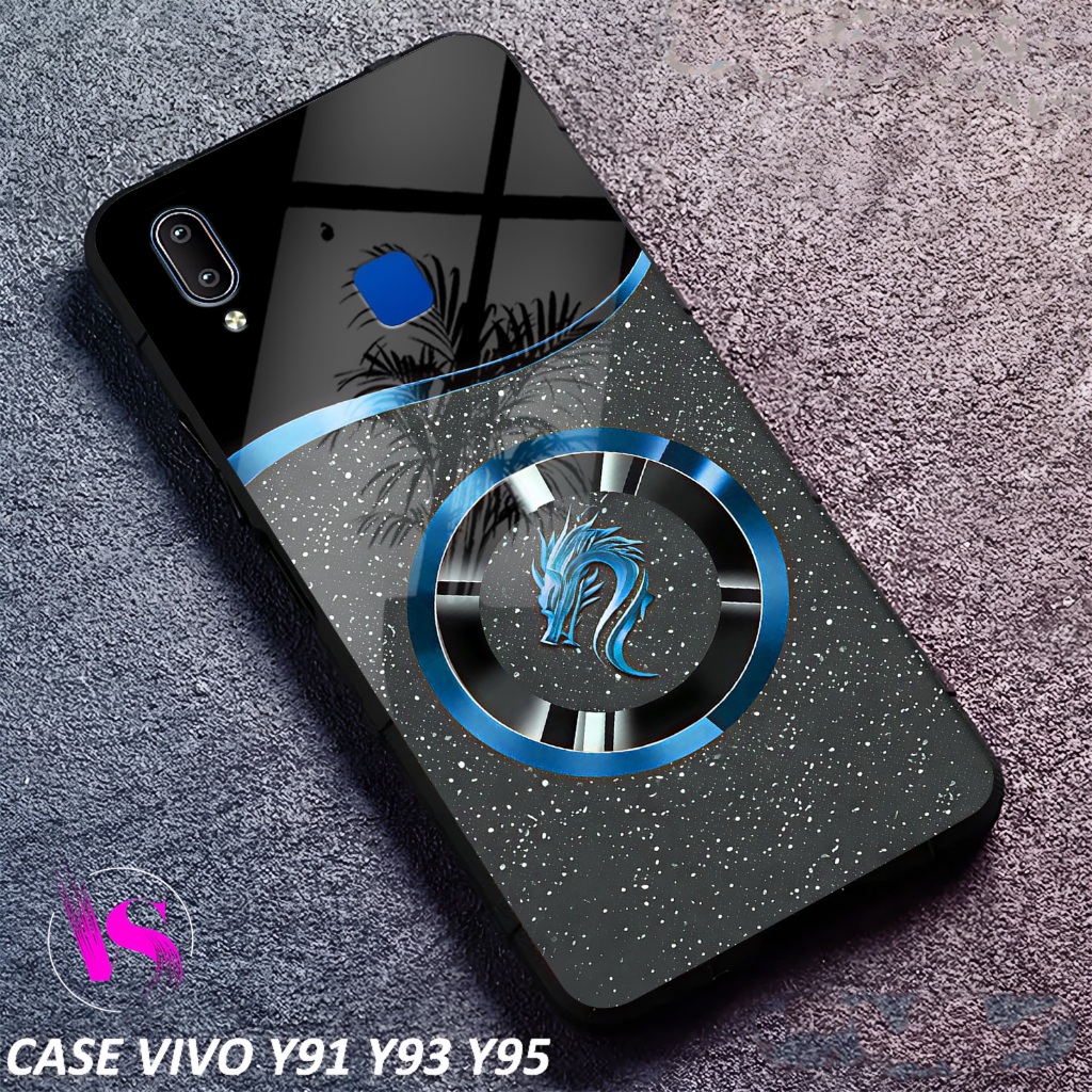 SoftCase Untuk VIVO Y91 Y93 Y95 Casing Glossy Case Glossy - Kesing Kaca Kilau - Casing Costum - Case