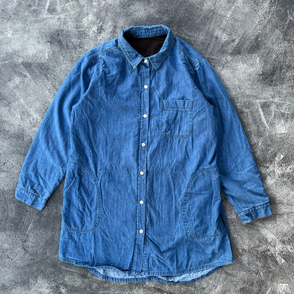 Unknown Flannel Shirt Tunik Sherpa
