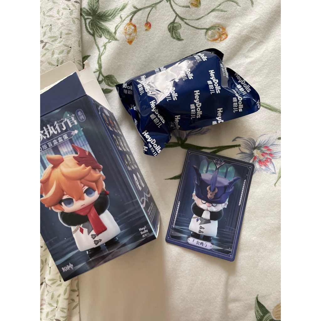 [Selected] Genshin Impact hey dolls blind box figure fatui harbinger pulcinella rooster