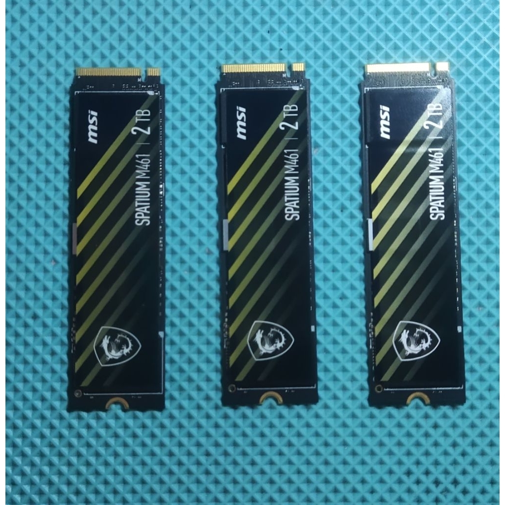 SSD 1TB 2TB MSI SPATIUM M461 PCIe 4.0 NVME M.2 SECOND NORMAL