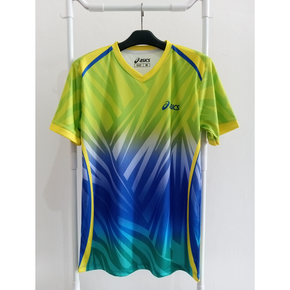 Kaos Voli Badminton Men Asics/Jersey Voli Badminton Men Asics/Celana Voli Badminton Men Asics/Setela
