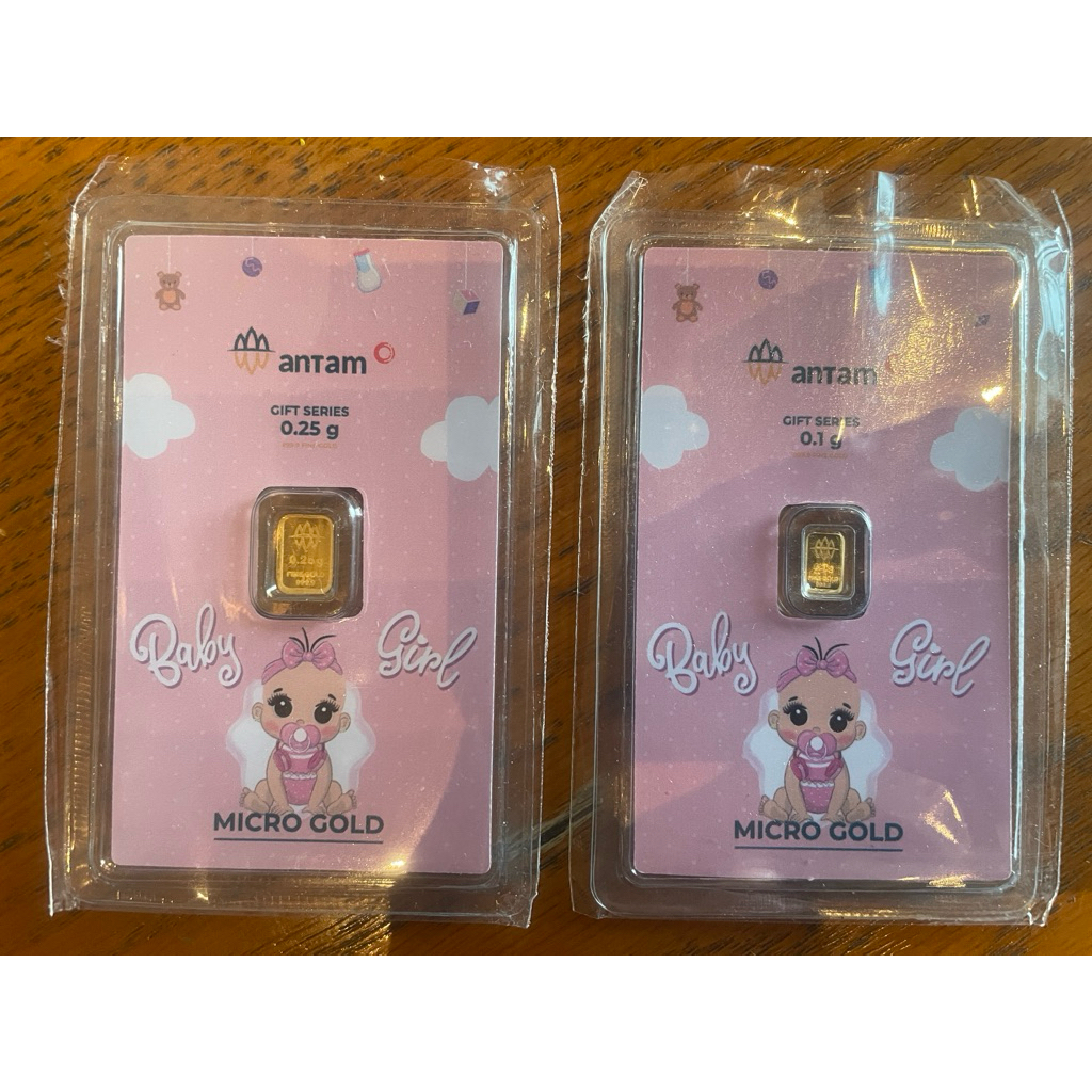 Logam Mulia 0.1 gr & 0.25 gr