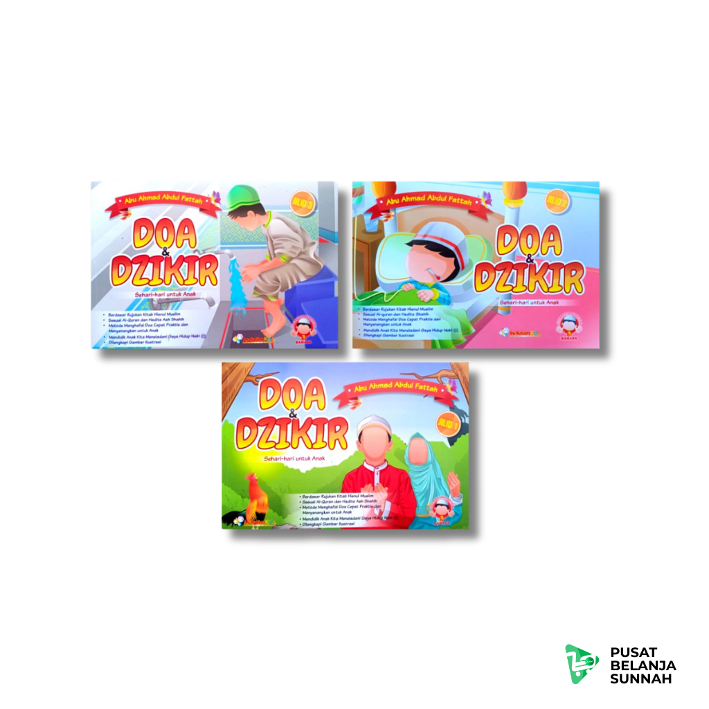 Paket Doa dan Dzikir Sehari Hari untuk Anak As Salam Kids
