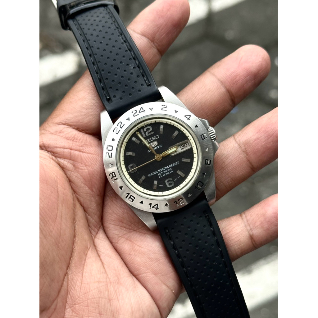 preloved jam tangan seiko mod rolex explorer 2
