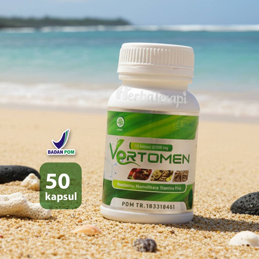 Vertomen Penyubur Sperma Pria & Penambah Kualitas Sperma BPOM