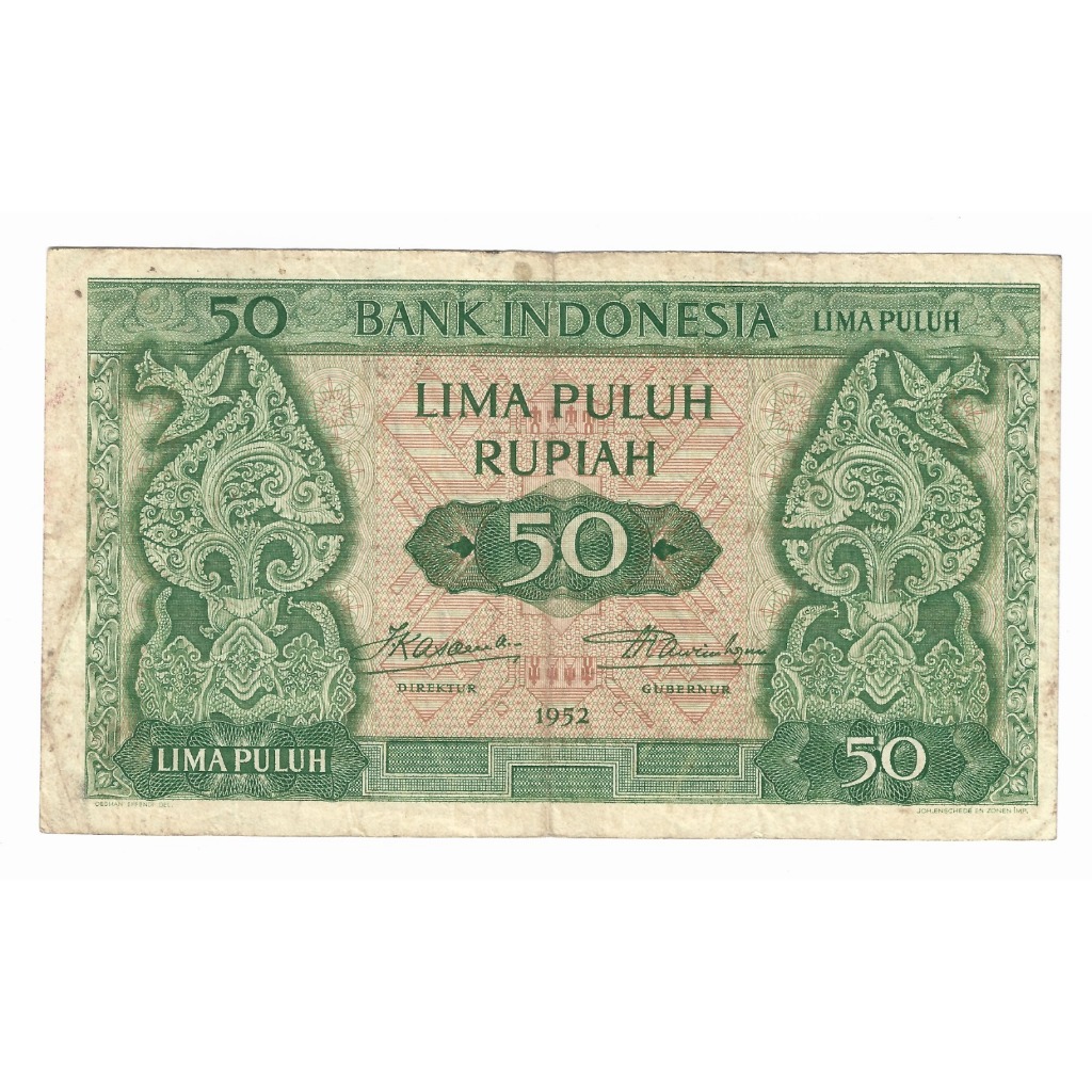 Uang Kuno 50 Rupiah Budaya Original Murah