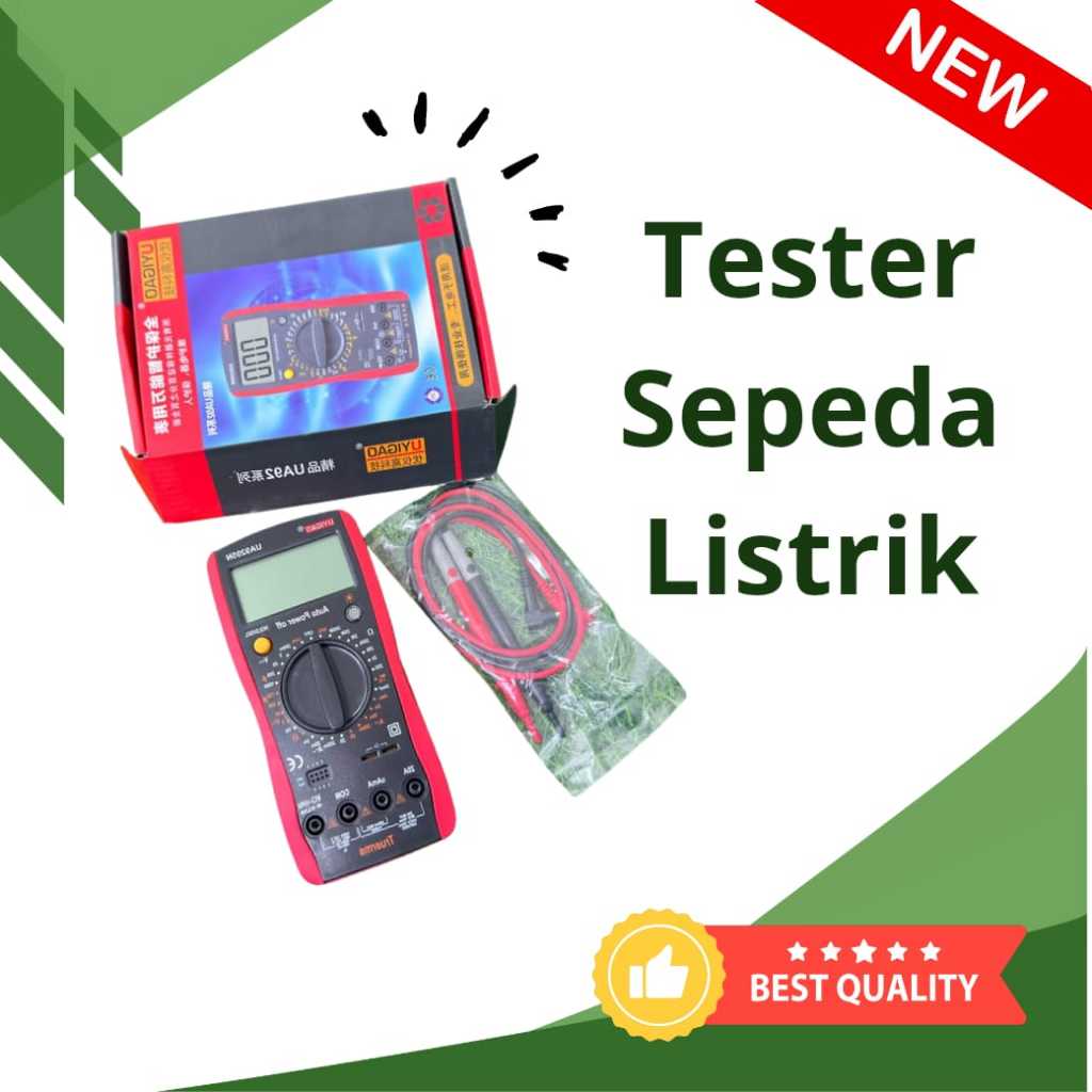 Multi Tester Digital untuk  Sepeda listrik