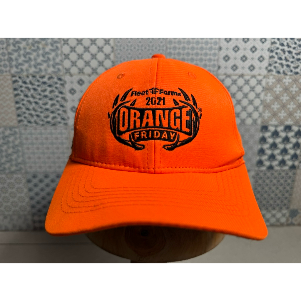 Topi Second Brand Branded Orange Friday Fleet Farm 2021 Vintage by Outdoor Cap original Full Tag
