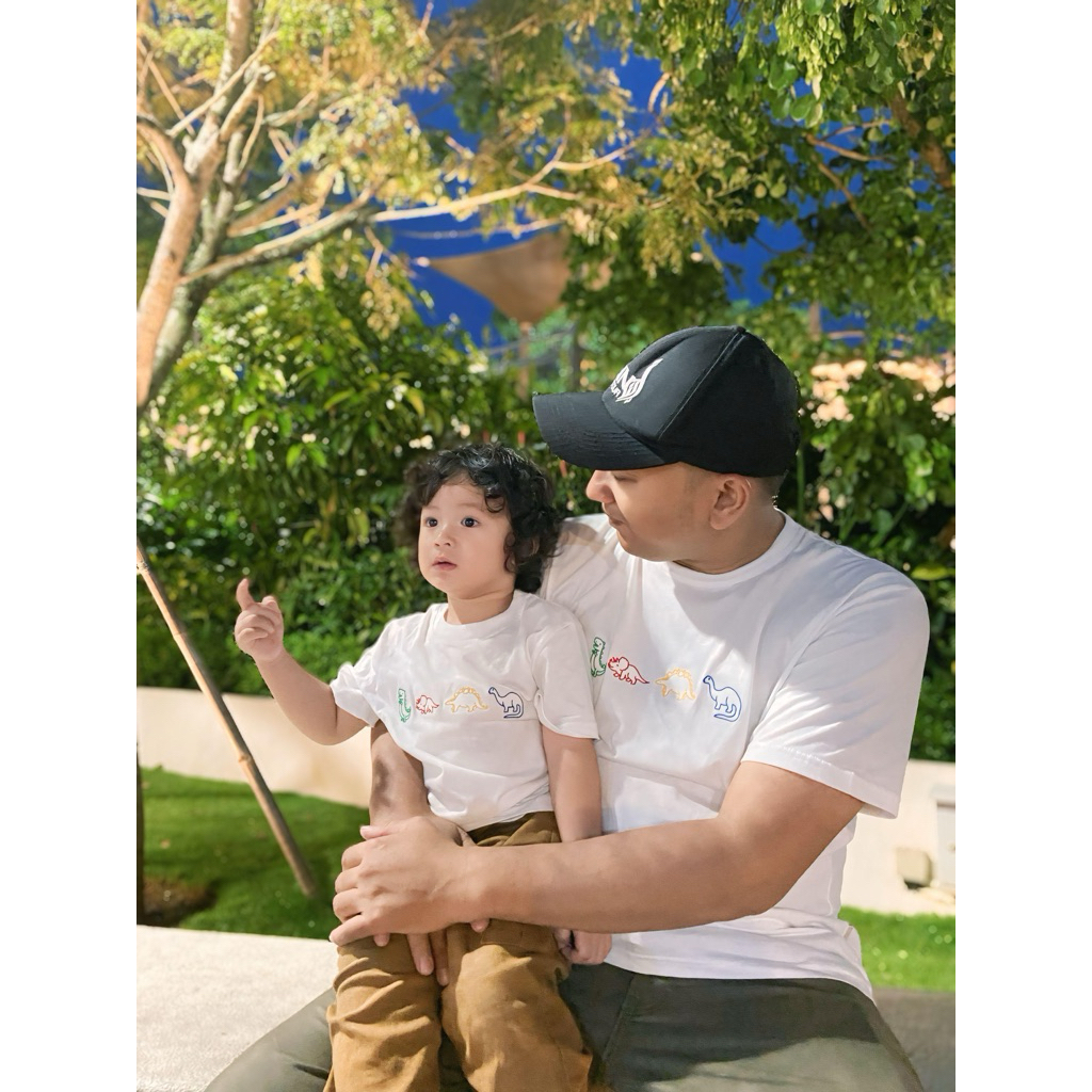 ANOBA KAOS DINO - Kaos Dino Anak & Dewasa - Kaos Couple - Kaos Kembaran