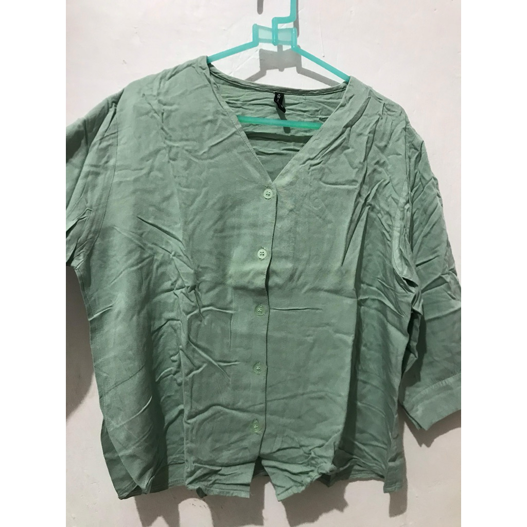 Preloved Kemeja tangan 3/4 twinkle