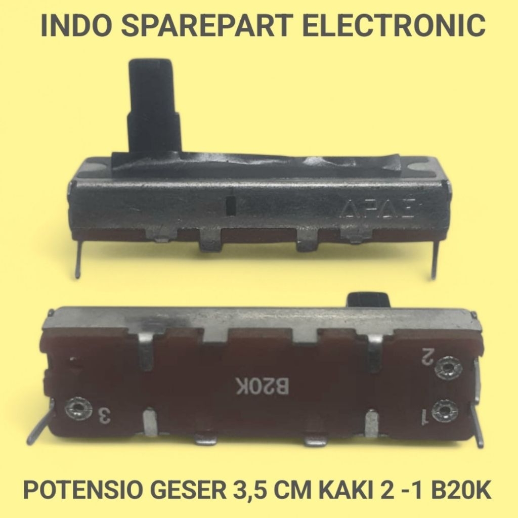 POTENSIO GESER 3,5 CM KAKI 2 -1 B20K