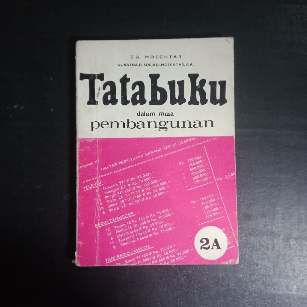 Tatabuku dalam Masa Pembangunan - Z.A. Moechtar