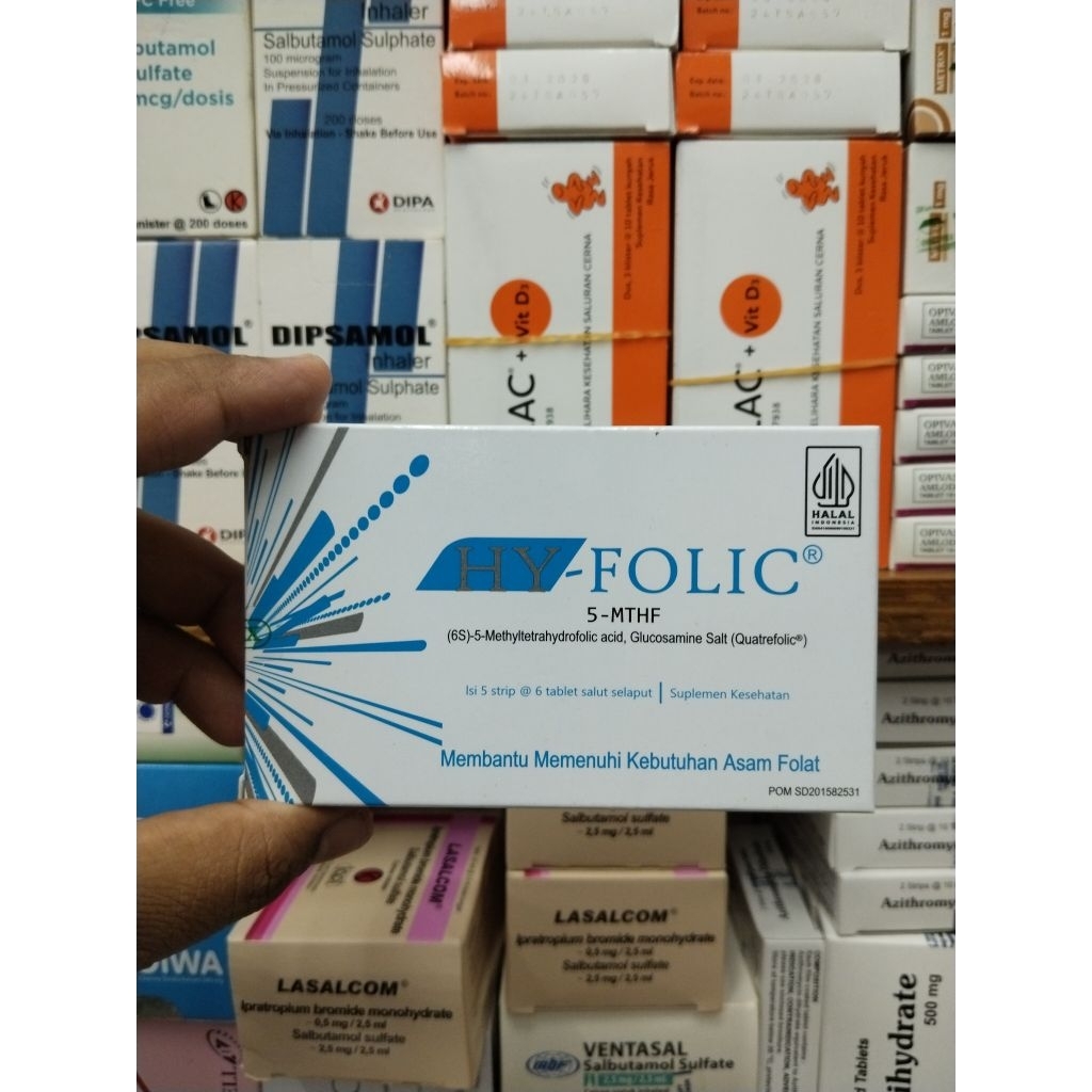 Hy-folic asam folat box 30 tablet