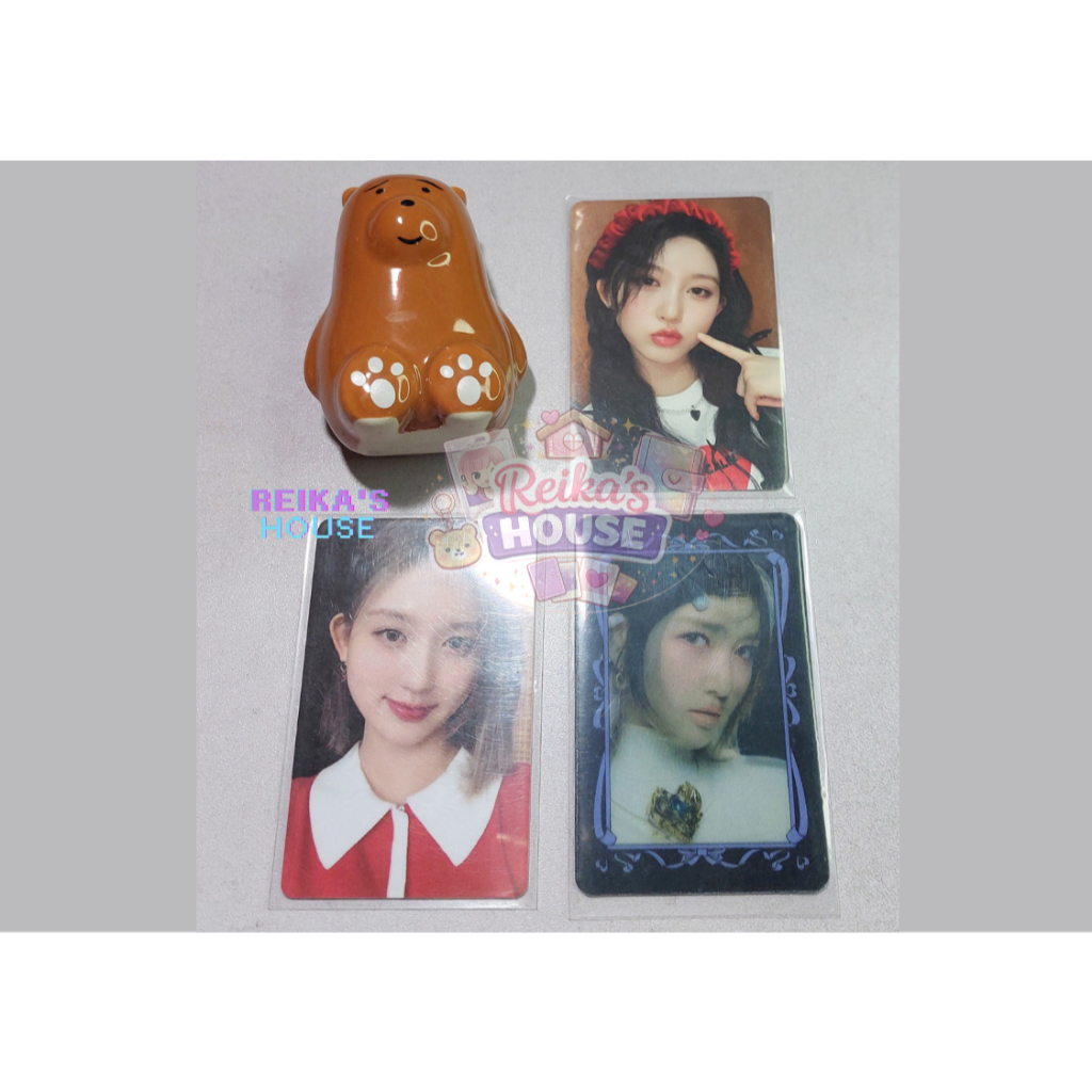 IVE GAEUL OFFICIAL PHOTOCARD AAB GAEUL WITHMUU FANSIGN GAEUL PAPAJOHNS PVC GAEUL LENTI SWITCH