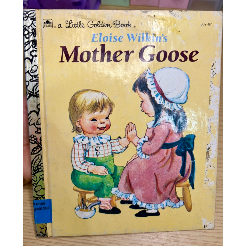 Eloise Wilkin’s Mother Goose (A Little Golden Book) (Preloved) (ORI) Vintage Book