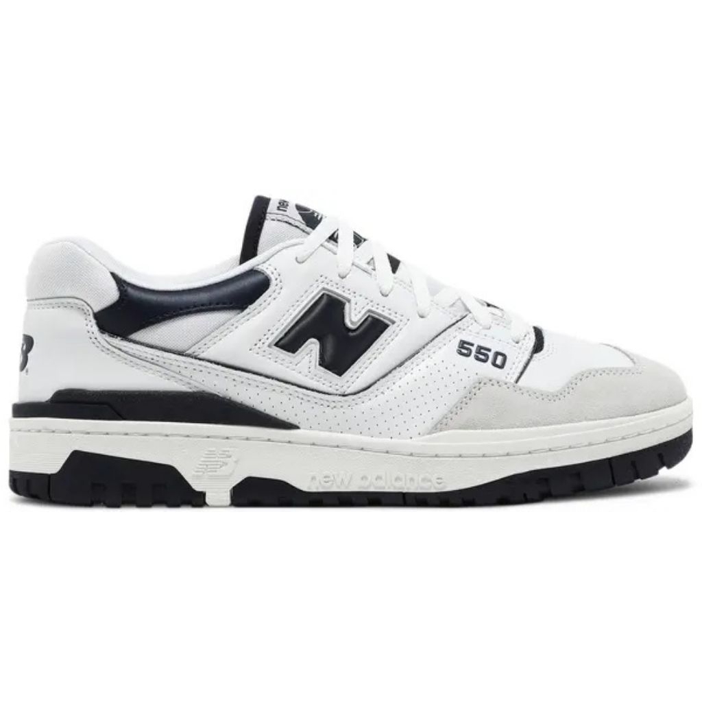 Sepatu NB 550 White Navy SKU BB550WA1